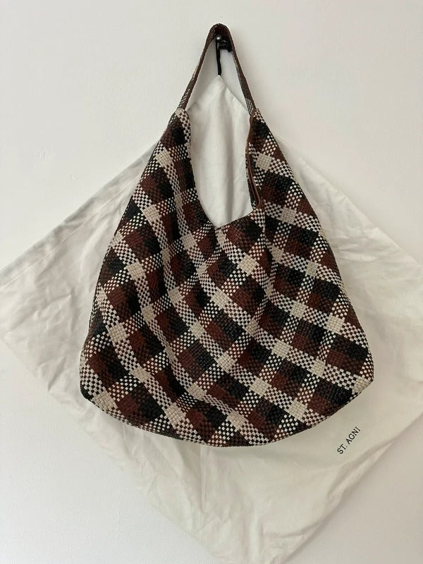 St Agni Woven Shoulder bag