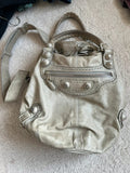 Balenciaga PomPon Bag Grey lamb skin