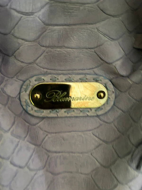 Two‑Tone Blumarine Calf Leather Bag