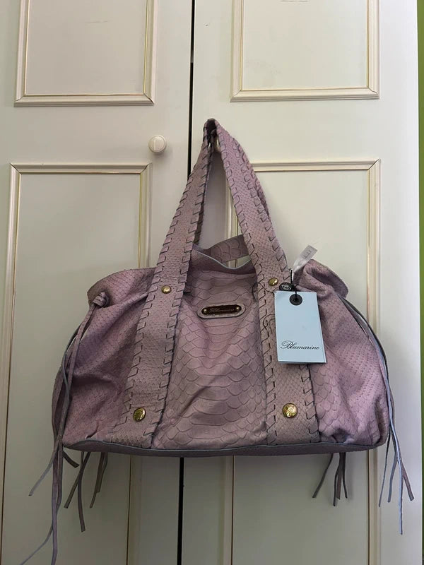 Two‑Tone Blumarine Calf Leather Bag