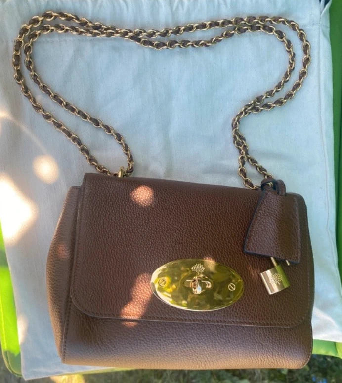 Mulberry Authentic Small Lily Oak Classic Grain BNWT. Crossbody/Shoulder Bag
