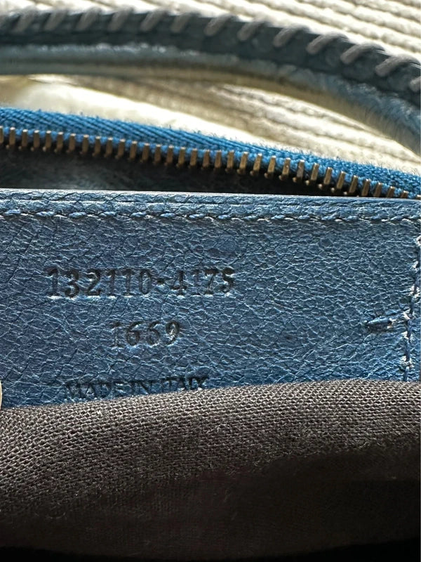 Balenciaga work city bag blue