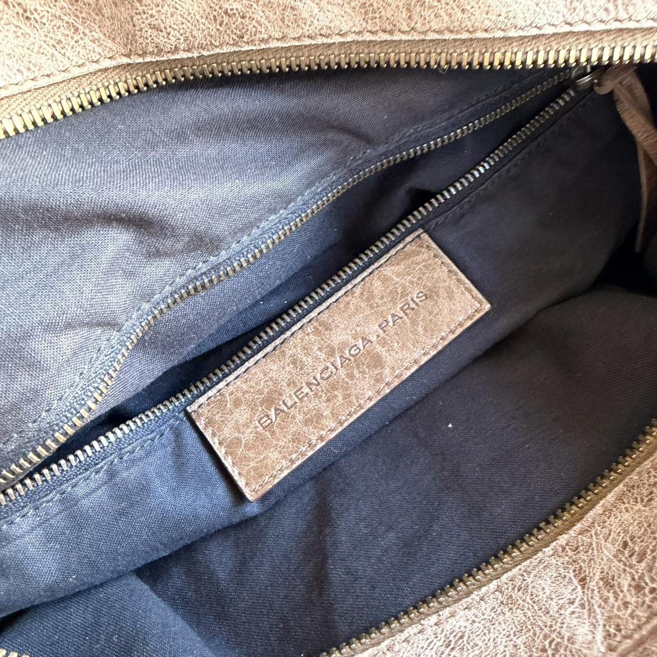 Balenciaga twiggy bag in brown color leather