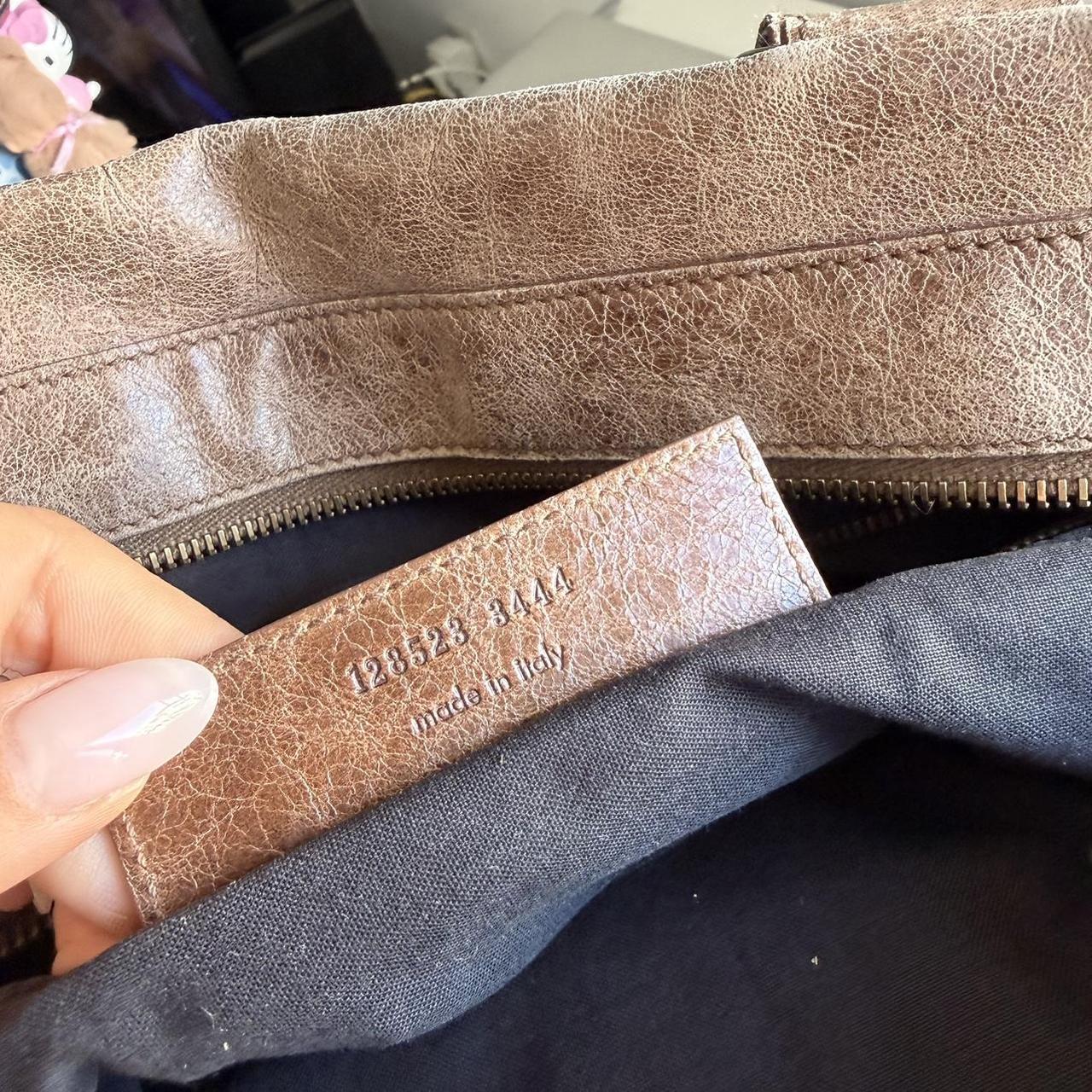 Balenciaga twiggy bag in brown color leather